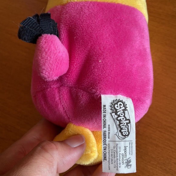 🌺 SHOPKINS Lippy Lips Lipstick Plush Toy - Picture 4 of 6